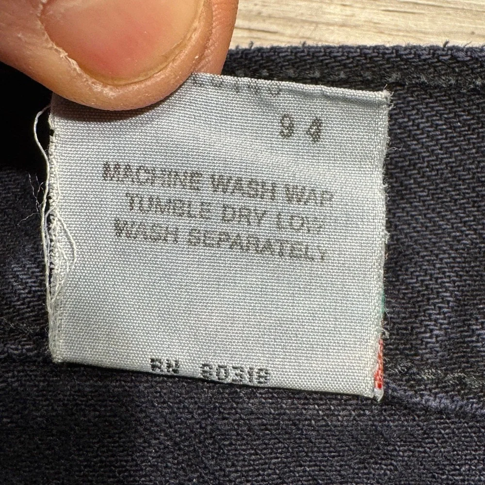 Vtg LUCKY BRAND Jeans Mens 38 (36x31) Baggy Dungarees‎ 90s Made In USA Indigo